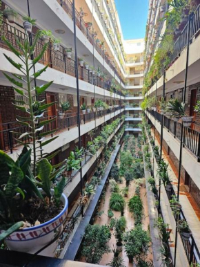 Patio verde in Málaga